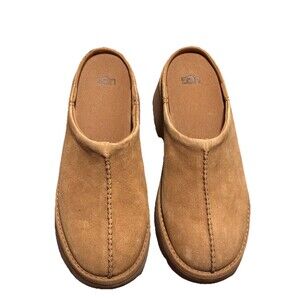 UGG CHESTNUT SUEDE 2" Women’s Platform Slip-Ons Clogs NWOTS Size 12